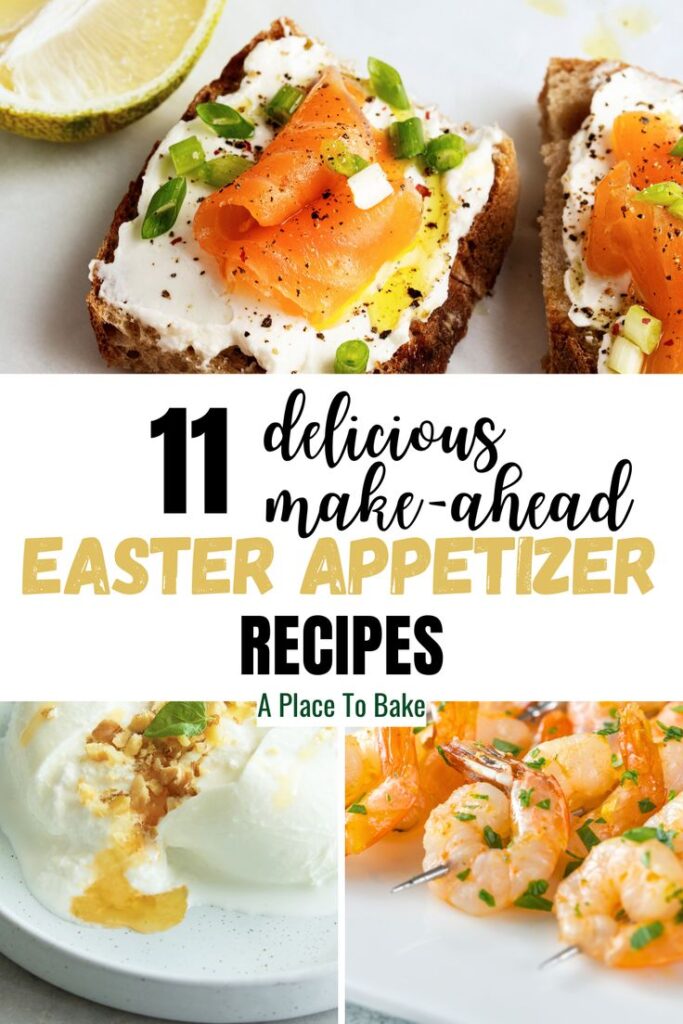 Save some time and energy with these delicious and unique Easter appetizers that you can prep ahead of time and let your family and friends enjoy while you finish up dinner. #easterdinner #easterappetizers #easterrecipes